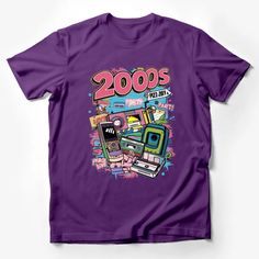 Y2K Nostalgia Retro Vibes T-Shirt, Early 2000s Party Fashion, Vintage Tech Graphic Tee, Unisex Male T-Shirt Custom graphic T-Shirt.Customize your color 2000s Party Fashion, Early 2000s Party, Nostalgia Clothing, 2000s Party, Y2k Nostalgia, Y2k Graphic Tees, Casual Summer Wear, Text Tee, Retro Graphic Tees