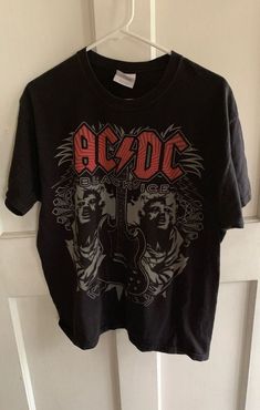 Vintage AC DC rock shirt Easy 30 day return policy Vintage T Shirt Aesthetic, Ice Shirt, Ice Rock, Ac Dc Rock, Ice T, Rock T Shirt, Rock Tees, Black Ice, Rock Shirts