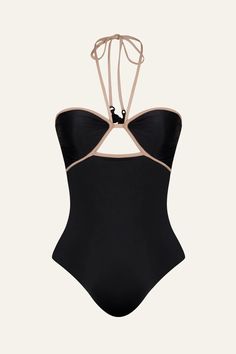 Ashaninka Onepiece in Black - Johanna Ortiz Vacation Wardrobe, Summer Escape, Johanna Ortiz, Designer Swimwear, Saint Tropez, New Arrival Dress, Swimwear Tops, One Piece Swimsuit, Ready To Wear