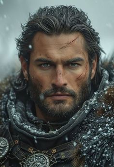 Fantasy Humans, Supernatural Aesthetic, Colored Pictures, Viking Men, No Tomorrow, Fantasy Heroes, Art Men, Gra O Tron, Actor John