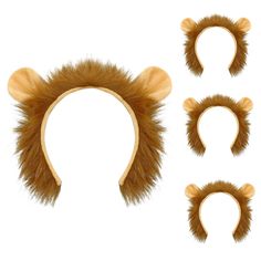 PRICES MAY VARY. LION EARS APPEARANCE: Highly realistic lion ears headband, perfectly restore the appearance of the lion, the touch of the artificial hair on the surface makes you feel like petting a real lion, bringing you the most realistic dress up experience HIGH QUALITY: The ultimate detail control not only makes the appearance realistic, but also more comfortable to wear, thickened lion ears headband will not strangle your head and will not slip. VERSATILE HAIRBANDS: The brown lion headban Lion Ears Headband, Lion Headband, Lion Costumes, Lion Ears, Cat Hats, Lion Costume, Antler Headband, Washing Face, Party Hair Accessories