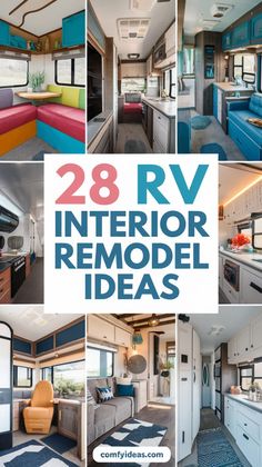 rv interior remodel ideas that are easy to make yourself comfortable and stylish