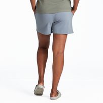 Made from our signature, stretchy Crusher-Flex jersey fabric, these relaxed shorts are so soft and comfy, they already feel like your favorite. 92% USA Grown Cotton, 8% Spandex 7.08oz Mid-weight cotton/spandex jersey, garment washed for softness. Elastic encased self waistband with drawcord. Slash pockets with self binding. Life Is Good® twill patch. 41/2" inseam. Imported | Life is Good Women's Solid Crusher-FLEX Shorts T-Shirt in Stone Blue Size Medium | Cotton Blend Take It Easy, Help Kids, Children In Need, Jersey Fabric, Cotton Spandex, Helping Kids, Cool Kids, Amazing Women, Life Is