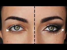 Trucco Smokey Eye, Eye Makeup For Hooded Eyes, Hooded Eye Makeup Tutorial, Eyeliner For Hooded Eyes, Droopy Eyelids, Droopy Eyes, Makeup Over 50, Trendy Eyeshadow, Cat Eye Makeup