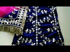 Gotapatti Work Suit Design, Gotta Patti Lehenga, Machi Work, Draping Saree, Katha Work