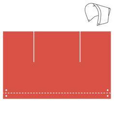 an image of a red wall with two clothes hanging from it's sides and one line going through the middle