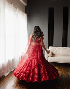 Featuring Reverie, a beautiful maroon, hand-embroidered lehenga embroidered with beads, sequins, and stones. It is paired with a uniquely crafted blouse and cape dupatta. DELIVERY TIMEPlease allow 12-16 weeks for your outfit to arrive. FABRIC DETAILSNet Professional cleaning only. 16 Weeks, Embroidered Lehenga, Your Outfit, Professional Cleaning, Skirt Length, Lehenga, Red Color, Hand Embroidered, Cape