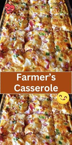 Farmer Casserole, Harvest Casserole, Sunday Dinner Ideas, Farmers Casserole, Comfort Food Chicken, Best Breakfast Casserole, Breakfast Casserole Easy, Canadian Bacon