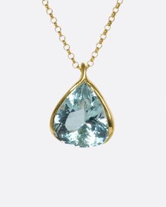 Kika Alvarenga Aquamarine Gota Necklace Luxury Aquamarine Necklace In Fine Jewelry Style, Luxury Aquamarine Necklace Fine Jewelry, Anthony Lent, Vintage Stationery, Vintage Charm Bracelet, Aquamarine Pendant, Vintage Love, Art Clothes, Instagram Shop