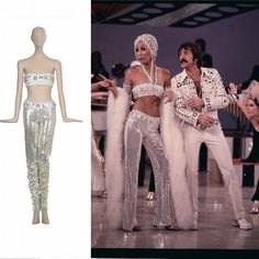 Studio 57 Disco Outfits, Players Ball Party, Soul Train Outfits, 1970s Disco Fashion, Cher Iconic Looks, Studio 54 Party Outfits, Cher Halloween, Cher 80s, 70s Party Outfit