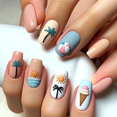 Nailart Summer, Nail Halloween, Daisy Acrylic Nails, Halloween Nail Art Ideas, Chic Nail Art, Sassy Nails, Minimal Nails, Nail Art Ombre