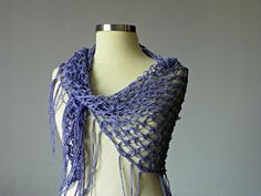 "Fast shipping gift on your order of three or more. If you want to see my other handmade bikini and pareos; https://www.etsy.com/shop/yarnisland?ref=seller-platform-mcnav&section_id=28064187 100% Handmade Knitted summer and spring shawl and pareo, handmade neckwarmer summer fashion women accessories. This shawl day and night clothes can use easily. Not sweating, hot does not hold. It's warm and decorative. You will feel both warm and beautiful. Yarn is 100% Merserized Cotton Color: Lilac Wid Bohemian Scarves For Summer Beach Cover-up, Bohemian Shawl For Beach In Summer, Bohemian Shawl For Summer Beach, Bohemian Shawl For Summer Beach Outing, Bohemian Shawl For Summer Vacation, Bohemian Scarves For Summer Vacation, Bohemian Summer Shawl For Vacation, Blue Bohemian Shawl For Summer, Bohemian Summer Beach Shawl