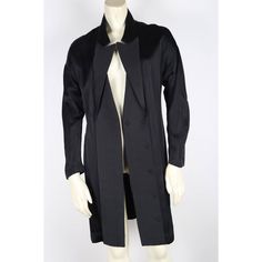 Stella Mccartney Black Satin Collar Long Sleeve Trench Coat Size 34 Coat Is Pre-Owned, Very Good Condition Overall There Is No Significant Wear Visible. Gently Used Black Color Shell: 100% Viscose Button Closure On Front Long Sleeves Collared If You Are Interested In Any Other Items From This Look, Please Let Me Know * Brand: Stella Mccartney * Size: 34 * Color: Black * Style: Coat * Condition: Pre-Owned * Material: Viscose * Measurements In Inches: * Shoulders Across: 16 * Sleeve Length: 21 * B Tuxedo Dress, Style Coat, Dress Coat, Black Style, Coat Dress, Black Satin, Stella Mccartney, Black Fashion, Black Color