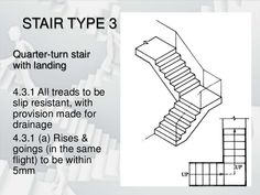 stair type 3 quarter - turn stair with landing