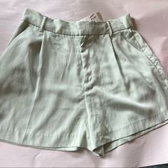 Brand New With Tags! Never Worn! Super Soft Fabric! Item Number 4661/202/512 Zara Green Short Bottoms, Zara Green Shorts, Green Zara Shorts For Day Out, Zara High-waisted Shorts For Day Out, Zara Green Shorts For Day Out, Zara Shorts For Spring Day Out, Zara Shorts For Day Out, Zara Shorts For Day Out In Spring, Zara Shorts For A Day Out