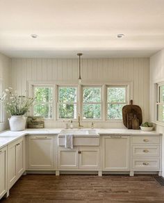 the kitchen is clean and ready for us to use in its new owner's home