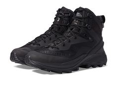 Merrell Work Rogue Tactical GTX(r) - Men's Shoes : Black : Take on any terrain in the Merrell Work Rogue Tactical GTX boots. Part of the Merrell Work Collection. Lace-up closure offers a secure fit. Round, closed toe silhouette. GORE-TEX waterproof membrane, exceptional breathability and waterproof performance. Padded tongue and collar for added support. Pull loop in back for easy on and off access. Branding on upper. Textile and synthetic upper. Textile lining. FloatPro Foam midsole for lightwe Techwear Men, Mens Shoes Black, Military Tactical, Bellows, Sneakers Men Fashion, Gore Tex, Style Board, Shoes Black, Men Fashion