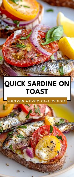 Image for Quick Sardine on Toast Sardines On Toast Recipe, Relationship With Self, Nutritious Lunch, Snack Options, On Toast, Toast Recipes