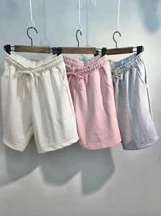 "Women's super comfy everyday sweatshorts for home loose fit and banding waist, soft cotton 100% Size One size, good for US 4-12 Length 45cm /17.7\" Inseam20.5cm/ 8\" Waist width 32cm /12.6\", good up to size 34\" Fabric and Care Cotton 100% soft touch Machine washable and tumble dry Made in S Korea" Solid Cotton Pajama Shorts In Athleisure Style, Comfortable Cotton Athletic Shorts For Summer, Summer Cotton Pajama Shorts In Solid Color, Cotton Drawstring Pajama Shorts For Leisure, Cotton Pajama Shorts With Drawstring For Leisure, Leisure Cotton Pajama Shorts With Drawstring, Sporty Solid Color Cotton Pajama Shorts, Relaxed Fit Cotton Athletic Shorts For Summer, Comfortable Cotton Pajama Shorts With Pockets