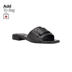 in stock Chic Evening Slides With Flat Shape, Chic Evening Slides Flat, Elegant Black Slides For Summer, Summer Evening Flat Slides, Calvin Klein Black Sandals For Summer, Flat Slides For Summer Evenings, Flat Slides For Summer Evening, Flat Slides For Evening In Summer, Leather Slides For Summer Evenings