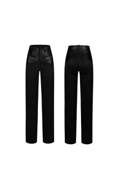 (7-14 business days Pre-Order) Made of vegan leather, these straight leg pants cut with a flattering high-waisted silhouette, pair yours with the matching Ms. Godet Leather Bra. Product Details: Professional Dry Clean Composition: Vegan leather , Light Silk Satin Proudly made in Thailand Size+Fits: XXS: Bust 29.5" Waist 22.5" Hips 33.5"XS: Bust 31.5” Waist 24.5” Hips 35.5”S: Bust 33.5” Waist 26” Hips 37”M: Bust 35.5” Waist 28” Hips 39”L: Bust 37.5" Waist 30" Hips 41"XL: Bust 39.5” Waist 32” Hips Chic Black Pants With Straight Silhouette, Faux Leather Straight Leg Pants For Business Casual, Business Casual Faux Leather Straight Leg Pants, High-waisted Leather Pants For Evening, Chic Straight Leg Leather Pants For Business Casual, Sleek Straight Leg Leather Pants For Evening, Chic Straight Pants, Chic Straight Leg Leather Pants For Evening, Chic Straight Pants With Belt Loops