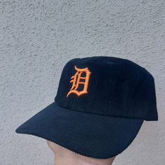 3D embroidered Detroit D Corduroy Dad cap Want this logo with a different color hat and/or different thread? Mix and match hats and thread! If you would like a thread color that isn't pictured; please reach out to us and we can get it done! Corduroy Cap, Dad Cap, Get It Done, Dad Caps, Mix And Match, Trucker Cap, Labour Day, Caps Hats, Accessories Hats