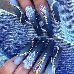 Press On Nails, Cute Nails, Acrylic Nails Ballet Nails, Grain Design, Nagel Tips, Manicure Tips, Coffin Press On Nails, Flower Nail Designs, Her Nails, Stick On Nails, Nailed It