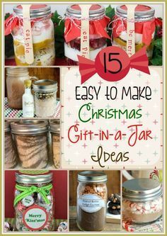 christmas gift - in - a - jar ideas 15 easy to make gifts for the holidays