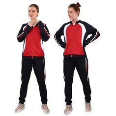 Women's tracksuit set Women's sports Sweatsuit set is made of 5% spandex, and 95% polyester, soft and comfortable, perfect for spring, fall The zip-up hooded sweatshirt features a high quantity zipper that works well and is easy to wear and take off 2 front half-kangaroo pockets, are convenient for carrying things, like a phone, wallet, keys, and watch. drawstring tie provides additional adjustability. ribbed cuff Sweatpant features an elasticated waistband to provide a comfortable fit. 2 front Functional Hooded Tracksuit For Jogging, Red Tracksuit For Jogging, Red Sportswear Tracksuit For Jogging, Red Athleisure Tracksuit For Jogging, Functional Moisture-wicking Hooded Tracksuit, Functional Hooded Moisture-wicking Tracksuit, Red Sports Tracksuit, Red Athleisure Tracksuit For Gym, Sporty Moisture-wicking Tracksuit