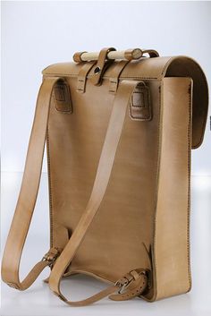 Leather backpack women Beige leather rucksack Laptop backpack | Etsy Rectangular Leather Backpack For School, Rectangular Vegetable Tanned Leather Backpack For Travel, Vegetable Tanned Leather Travel Backpack, Brown Leather Student Backpack, Rectangular Leather Student Backpack, Rectangular Leather Satchel For Students, Soft Leather Rectangular Backpack For School, Classic Leather Backpack For Students, Soft Leather Rectangular School Backpack