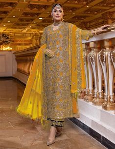 #eBay #eBayStore #eBaySeller #Pakistani #Georgette #SkyviewFashion #India #Yellow #Women#Bollywood #Tradictional #Bridal #Wedding #PartyWear #Designer#PartySuit #SalwarKameez #Evening#Festival https://www.ebay.com/str/skyviewfashion Gold Georgette Dress With Dabka Detailing, Gold Dabka Embroidered Georgette Dresses, Gold Georgette Dresses With Dabka Embroidery, Party Churidar In Shantoon, Semi-stitched, Elegant Yellow Churidar With Sheer Dupatta, Gold Georgette Dresses For Eid, Gold Long Sleeve Georgette Dress, Semi-stitched Gold Dress For Eid, Gold Anarkali Dress In Shantoon