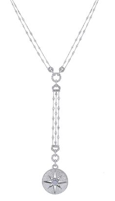 When you're seeking a statement piece, this 18K White Gold Diamond Center Rose Cut Necklace features flawless 18K white gold along with round brilliant cut diamonds and adds elegance for a lasting impression. Necklace Sketch, Lightweight Jewellery, Movie Jewelry, Art Jewelry Design, Light Weight Jewelry, Master Piece, Diamond Jewelry Designs, Necklace Diamond, Art Deco Necklace