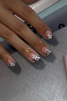 Short Acyrilics Nails Designs Square, Short Freestyle Nails, Shorties Nails, Freestyle Nails, Edgy Nails, Girly Acrylic Nails, Culture Magazine