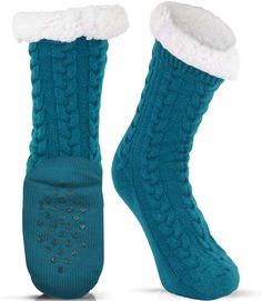 PRICES MAY VARY. STRONG & SOFT - Our warm socks for women are fleece-lined and made of 50% polyester, 40% nylon, and 10% spandex. It’s the perfect mix of elasticity, durability, and coziness in every sock! SKID-FREE DESIGN - Equipped with silicone rubber grips on the soles, each pair of fuzzy cabin socks help you pad around on the smoothest of floors without all the slipping and sliding. COMFORTABLE FIT - Get ready to bundle up by the fire with soft socks that cradle your calves and feet in a sn Cabin Socks, Hot Chocolate Drinks, Soft Socks, Comfy Socks, Warm Fuzzies, Soft Sock, Cozy Socks, Cold Nights, Winter Socks