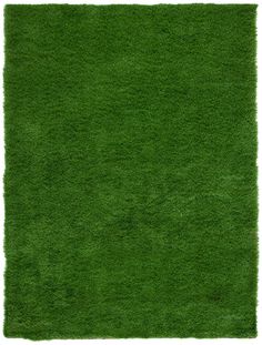 an area rug with green grass in the middle and white border at the bottom, isolated on a white background