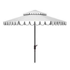 an umbrella is shown on a white background