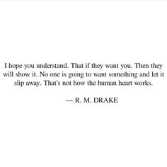 a quote from r m drake about hope