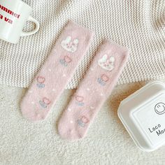 Elevate your sock game with our Sweet Bunny Socks, the epitome of kawaii cuteness for your feet. Here's what makes these socks a must-have: Key Features: Adorable Bunny Design: These kawaii socks feature an irresistibly cute bunny design that's sure to bring a smile to your face. With little bunny faces and floppy ears, they capture the essence of kawaii style. Comfortable Fit: Crafted from high-quality materials, these kawaii socks offer a comfortable and snug fit. They're perfect for everyday Kawaii Magic, Bunny Socks, Christmas Elf Outfit, Kawaii Socks, Kawaii Games, Christmas Tree Dress, Kawaii Bags, Kawaii Pens, Elf Clothes