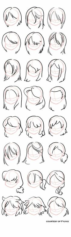 how to draw anime hair step by step with pictures for beginners and advanced drawing