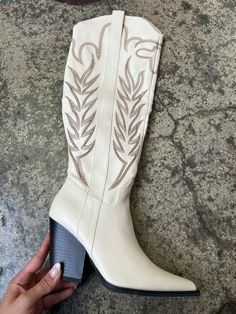 Bronco Knee High Cowboy Boots High Cowboy Boots, Embroidered Cowboy Boots, Knee High Cowboy Boots, Juniors Jeans, Judy Blue Jeans, Jeans Size Chart, Tall Boots, Cowgirl Boots, Jewelry Bags