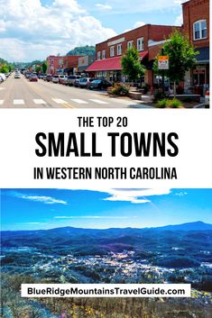 the top 20 small towns in western north carolina