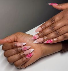 Pink Vacation Nails, Ruby Nails, Bad Nails, Fancy Nail Art, Nails Today, Nails Now, Work Nails, Fall Acrylic Nails