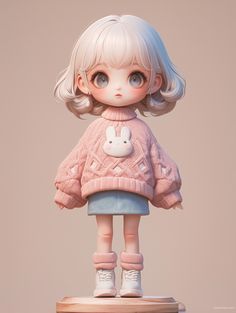 Clay Diy Projects, Chibi Girl, Pretty Images, Kawaii Chibi, Diy Clay, Zbrush, Character Drawing