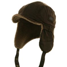 Automatic Pilot Hat - Distressed Brown Aviator Cap, Trooper Hat, Pilot Hat, Dope Hats, Funky Hats, Mens Bags Fashion, Aviator Hat, Trapper Hats, Leather Hats