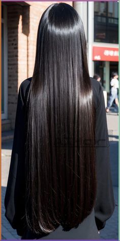 Long Hair Inspiration Straight, Long Black Silky Hair, Long Jet Black Hair Straight, Long Chinese Hair, Long Pin Straight Hair, Long Black Asian Hair, Long Black Hair Straight, How To Get Straight Hair, Long Thick Straight Hair