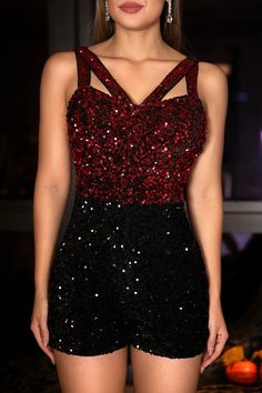 Laycee Sleeveless Sequin Gradient Bodysuit Black Sequin Bodysuit For Party, Sleeveless Bodysuit For Party Season, Black Sequined Party Bodysuit, Sleeveless Sequin Bodysuit For Party, Sleeveless Black Glamorous Bodysuit, Glamorous Black Sleeveless Bodysuit, Glamorous Sleeveless Evening Bodysuit, Sleeveless Bodysuit For Party Season And Night Out, Sleeveless Sequined Bodysuit For Night Out