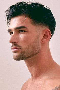 Haircut For Medium Hair Men, Mens Short Wavy Hair, Men Hair Undercut, Medium Wavy Haircuts Men, Long Hair Men Style Medium, Medium Haircut Men Undercut, Curly Undercut Mens, Haircuts For Medium Hair Men, Black Hair Men