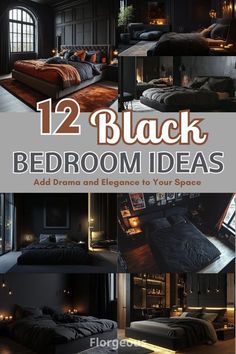 12 black bedroom ideas add drama and elegance to your space