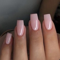 Pale Pink Nails, Tapered Square Nails, Milky Nails, Pink Gel, White Acrylic Nails, Coffin Nails Long, Nail Swag