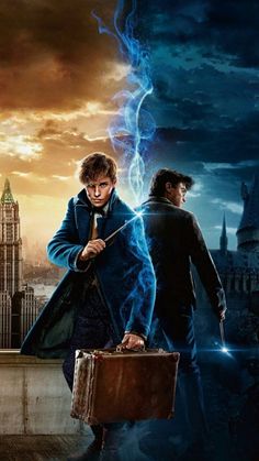 harry potter and hermione's hogwarts poster for the movie fantastic beasts